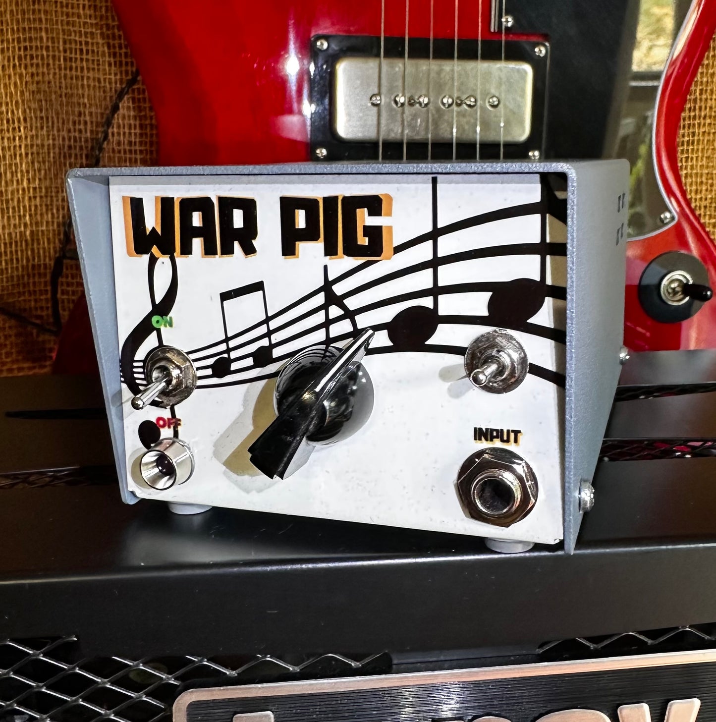 War Pig Treble Boost OC44 Amp Top