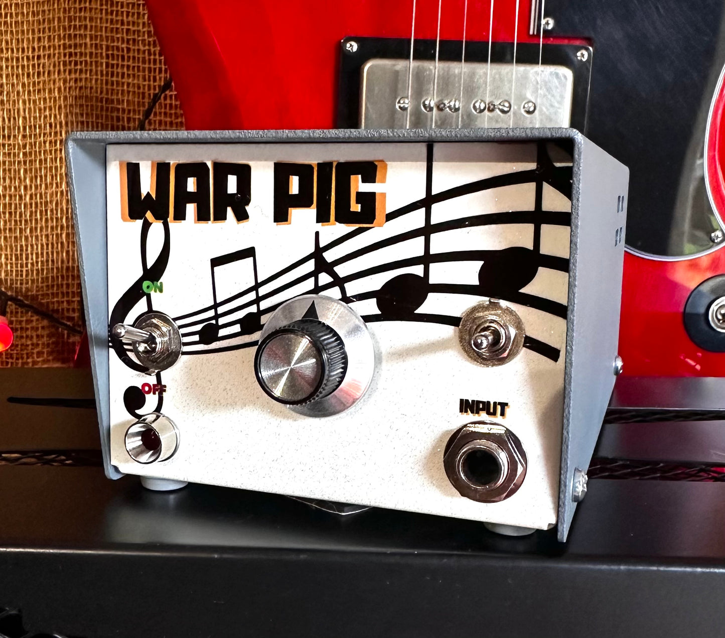 War Pig Treble Boost OC44 Amp Top