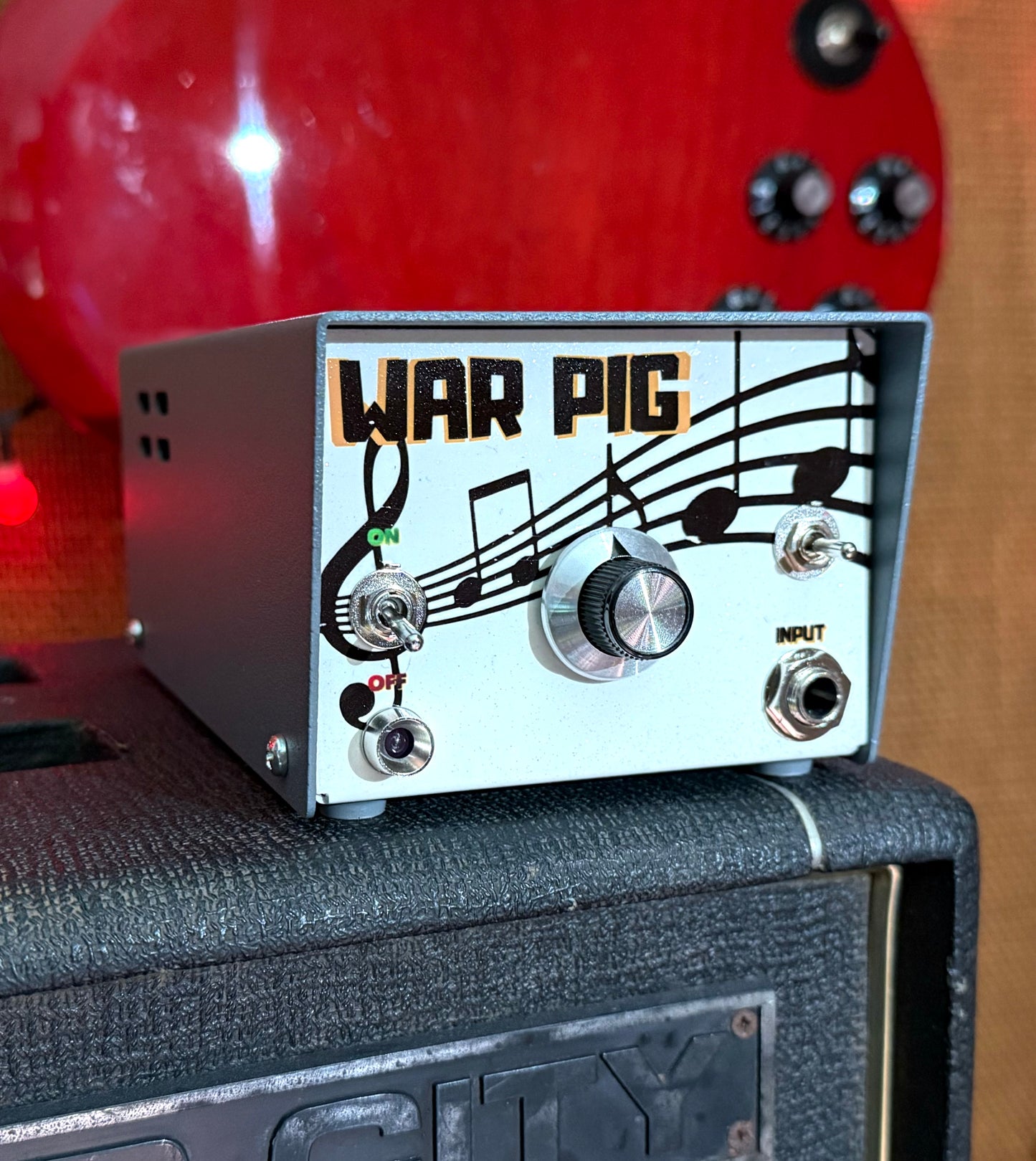 War Pig Treble Boost OC44 Amp Top